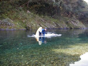 Kitagawa River Running 2002 --Play boating--